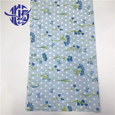 China Custom Digital Printed Non-Elastic 100% Cotton Blue Tear-Resistant Design Poplin Plain Weave Fabric for sale