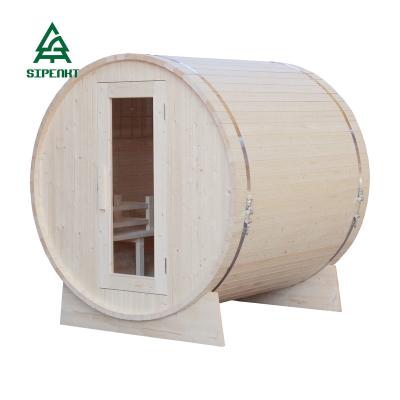 China Modern Dry Sauna Accessories 1800*1800MM Wooden Barrel for sale