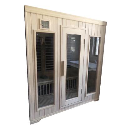 China European Style Lightwave Sauna Room New Style Sauna Computer Control Panel Home Room Outdoor Traditional Dry Sauna Room for sale