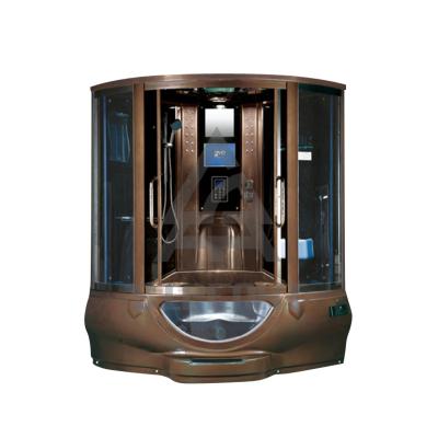 China Modern High Quality Saturated Steam Shower Room With Luxury Spa Massage Bathtub for sale