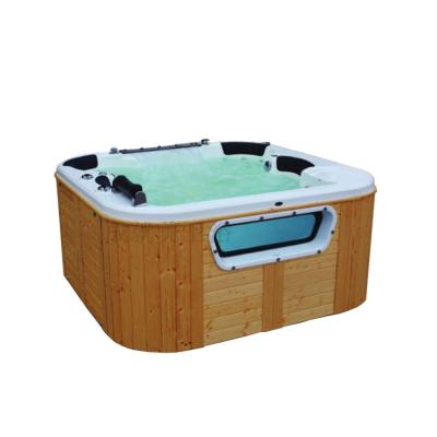 China Factory Price 5-6 People Modern White Color Foshan Spa Pool Massage Acrylic Outdoor Luxury Swimming Hot Tub for sale