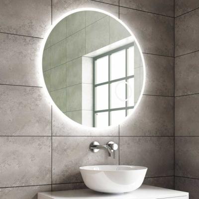 China Project High Quality Five Star Hotel Bathroom Decorative Illuminated Wall Magnifying Mirror With LED Lighting for sale