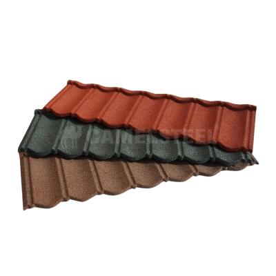 China Modern Anti-figure Stone Coated Galvalume Steel AluZinc Based Roofing Tiles for sale