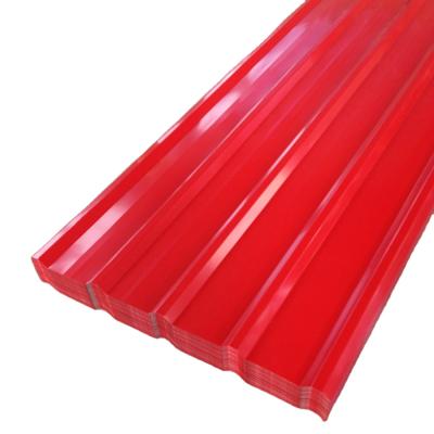 China Affordable Prepainted Galvanized Construction Zinc Color Coated Corrugated Steel Roofing Sheet for sale