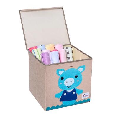 China Viable Folding Children's Toy Storage Box Household Storage Basket Storage Box for sale