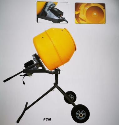 Cina impastatrice del cemento di 160L Mini Concrete Mixer Machine Yellow in vendita