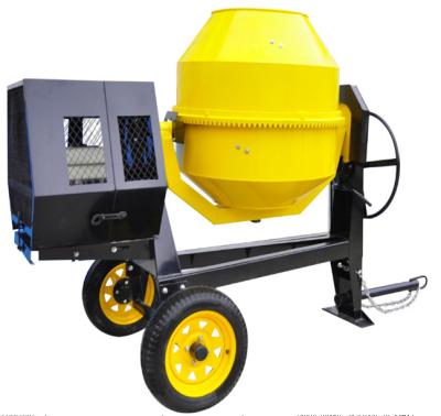 China Middelgrote Elektrische Gele Halfdroog van de Concrete Mixermachine 6.5HP Te koop