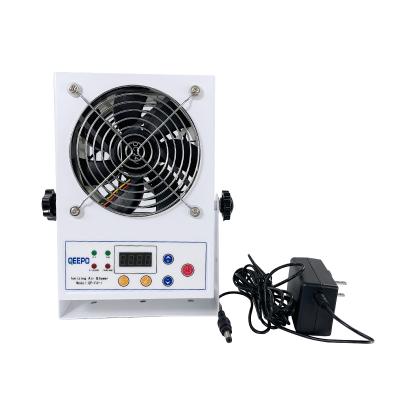 China Industrial Fast Electrostatic Removal Qeepo QP-FA-I Fan Antistatic Desktop Fan for sale