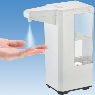 China Automatic Spray Dispenser 500ml ABS Touchless Alcohol Hand Sanitizer Spray Dispenser Alcohol Dispenser for sale