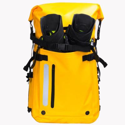 China China waterproof outdoor waterproof diving equipment beach bag products quality dry and wet bag separation PVC waterproof backpack for sale