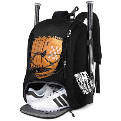 China 2021 other new products color customizable polyester baseball and baseball backpack for sale