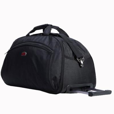 China Travel Duffel Bag New Design Travel Luggage Bags Polyester Travel Bag With Wheels for sale