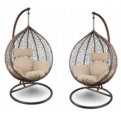 China Contemporary Outdoor Patio Furniture Balcony Basket Patio Furniture Silla Colgante Huevo Doble Dolna Cadeiras Suspensas Sedia Sospesa Hanging Egg Swing Chair for sale