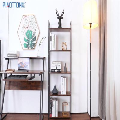 China Hot Selling Wooden Place Saving 4-5 Tiers Customized Organizer Metal Wire Storage Cube Shelf Rack For Living Room for sale