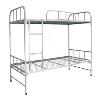 China Strong Wearability Bed Bunk Double Decker Students Military Dorm Metal Dormitory Beds Adult Hotel Bedroom Steel Bunk Boarding House for sale