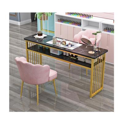 China Modern Table a Luxury Modern Nail Art Beauty Salon Manicure Table Tabela De Manicure Nageltisch Mesa De Nail Desk Station Spa for sale