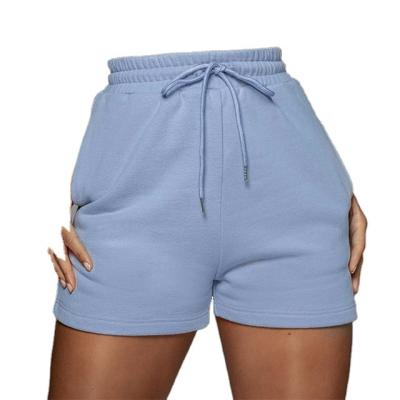 China Custom Organic Cotton Dyed Anti-Wrinkle Gym Running Womens Shorts Womens Denim Shorts Womens Booty Shorts for sale