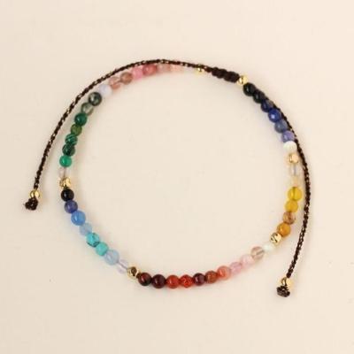 China CLASSIC Healing Crystal Chakra Bead Bracelet Mixed Stones Yoga Zodiac Bracelet 12 Zodiac Signs Constellations Bracelet for sale