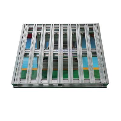 China Factory Wholesale Durable Four Way Light 1100x1200 Steel Pallet For Storage for sale