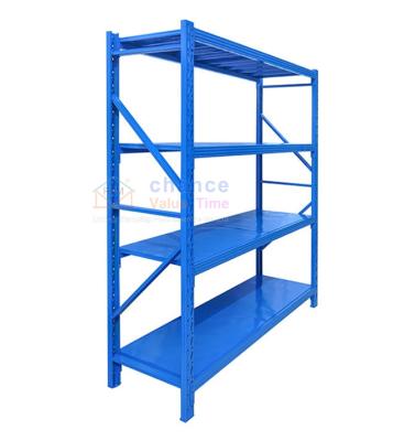 China Custom High Quality Lockheer Warehouse Metal Corrosion Protection 4 Layers Of Storage Rack For Easy Installation for sale