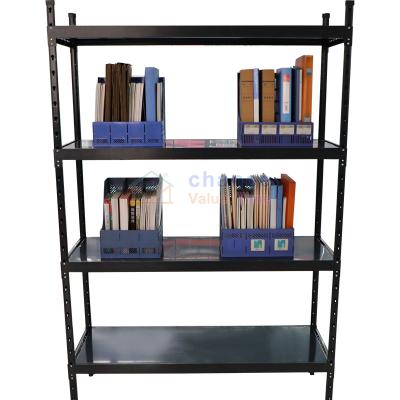 China Corrosion protection Lockheer supplier design production shelving can be assembled black shelves for supermarket or home for sale