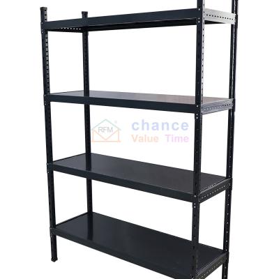 China Corrosion Protection Lockheer Supplier Customizable Universal Black Color Supermarket Shelves Used To Store Goods for sale