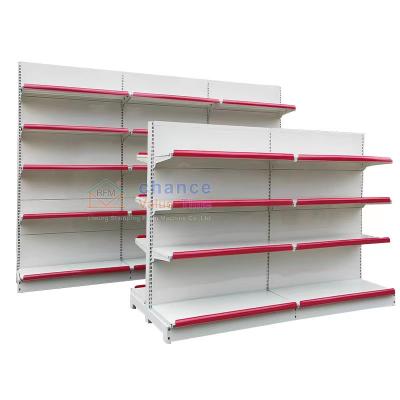 China Corrosion Protection Load-bearing Lockheer Style And Color Can Be Customized Display Stands Supermarket Shopping Shelf Rack for sale