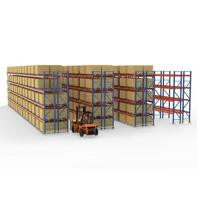 China Corrosion Protection Lockheer Warehouse Storage Adjustable Steel Racking System For Logistics Storage Heavy Duty Pallet Racking for sale