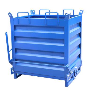 China Factory Direct Sales Strong Carrier Galvanized Foldable Heavy Duty Metal Box Custom Warehouse Inventory for sale