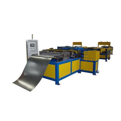 China Garment Shops Factory Direct Sales Quality Rectangular HVAC Duct Making Machine Metal Sheet Pipe Making Machine for sale