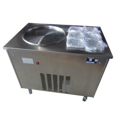 China Snack Factory Fried Ice Cream Machine Fried Ice Cream Roll Machine for sale