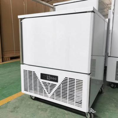 China Hotels 5 Trays Commercial Single Door Fridge Stainless Steel Blast Freezer Commercial Quick Frozen Freezer Machine for sale