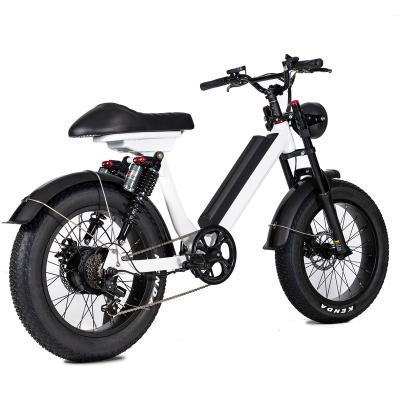 China Aluminum Alloy 48v 500w 750w Electric Bicycles California Big Tire Mens E Bikes for sale