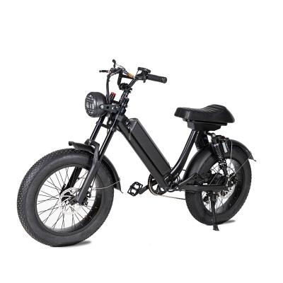 China Aluminum Alloy Pedal Assist 20 Inch Fat Tire E Bike Bicycle With 500 Watt Motor for sale