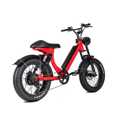 China Hot Sale 48v 500w Aluminum Alloy Rough Terrain E Bike Electric Bike With 4.0 Kenda Fat Tire for sale