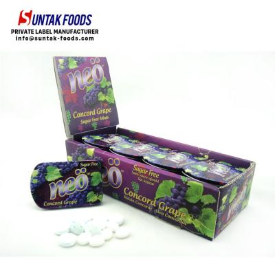 China High Grade Sugar Free Mints Grape Flavor Sugar Free Candy For Promotional Gift for sale