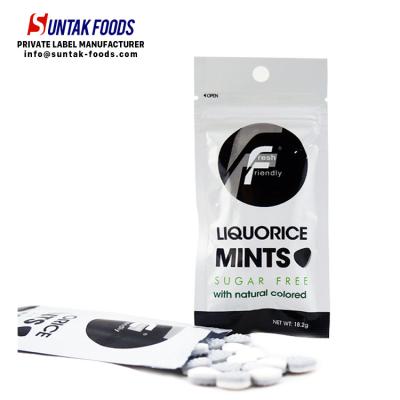 China 18.2g Sugar Free Xylitol Herbal Pressed Economy Packing Mints Candy for sale