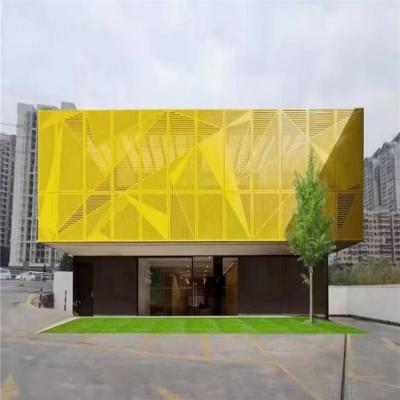 China Outdoor Aluminum Perforated Laser Cut Panel 800x800mm Powder Coated for sale