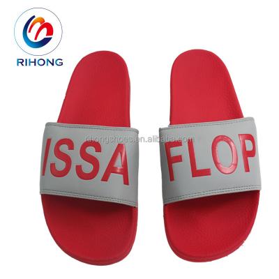 China CUSHIONING Wholesale High Quality Custom Rubber Men Slide Sandal From Guangzhou for sale