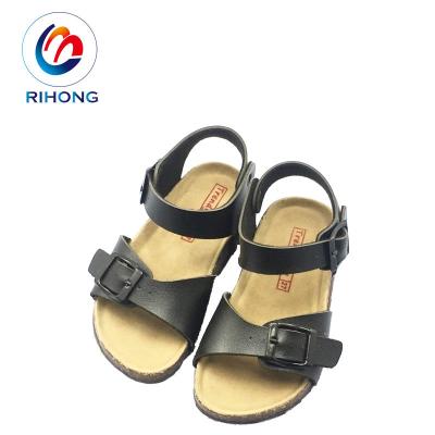 China Stopper wholesale good quality soft cork for stylish new kid chappal sandal for sale