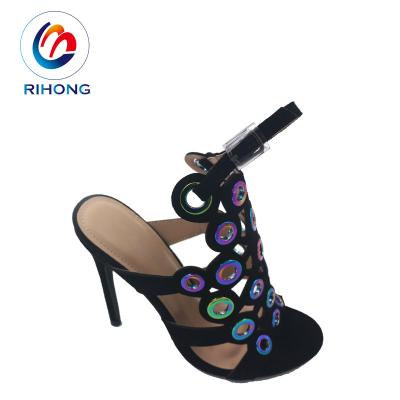 China Platform Shoes Flower Size 10cm Upper Women's High Heel Shoes Wholesale High Quality for sale