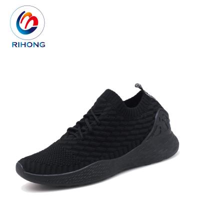 China New Arrival Classic Single Color Rubber Wedge Mens Private Label Running Shoes for sale