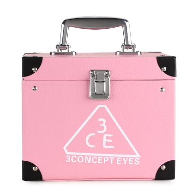 China Fashion Handsome Cosmetic Case Storage Bag Contrast Color Travel Large Capacity Portable Storage Wash Bag for sale