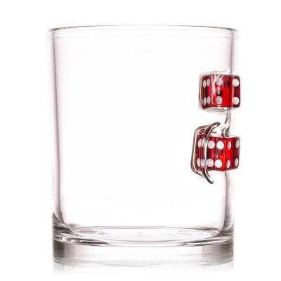 China Glued Glass With Items You Want 270ml Hand Blown Handmade Included Original Cut Out Whiskey Glass For Gift for sale