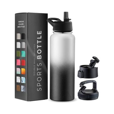 China LFGB Sustainable Certificated New Sublimation Matte Wide Mouth Stainless Steel Metal Water Bottle With Lid for sale