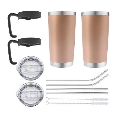 China Food Grade 30oz Stainless Steel Viable Sublimation Vacuum Insulated Tumbler With Straw And Lid for sale