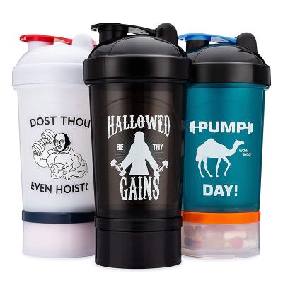 China 2021 Viable Wholesale White Fashionable Small Insulated Shaker Cups Portable Colorful Spider Glitter Spice Gym Protein Shaker Cups for sale