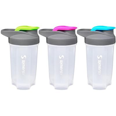 China Bpa 700ml Bpa Free Sustainable Plastic Sports Gym Custom Glitter Shaker Bottle for sale