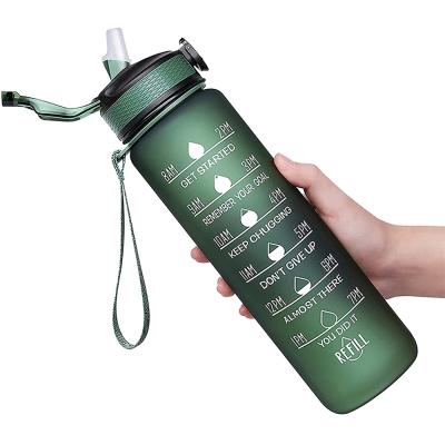 China 600ml 1000ml Tritan Sublimation Plastic Manufacture Viable Custom Cheap Colorful Portable Bottles Fashion for sale