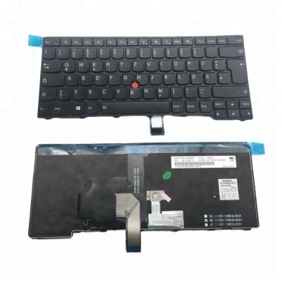 China New German standard notebook keyboard for Thinkpad T440 T440P T440S T450 T450s T431s E431 GR layout laptop keyboard for sale